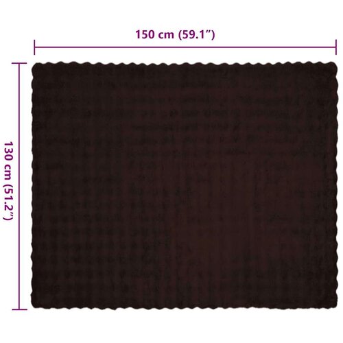  Lažni zec deka 4 pcs Kamel 130 x 150 cm Poliester Slike