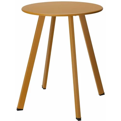 ProGarden Odstavna mizica 40x49 cm mat gorčično rumena, (20979636)