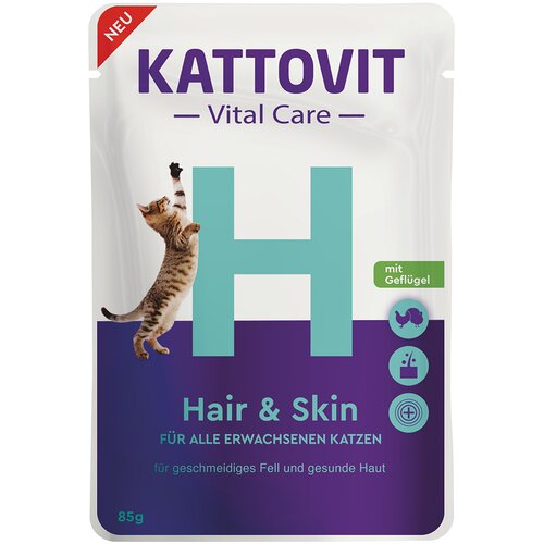 Kattovit Vital Care Hair & Skin Pouches s perutnino - 24 x 85 g Cijene
