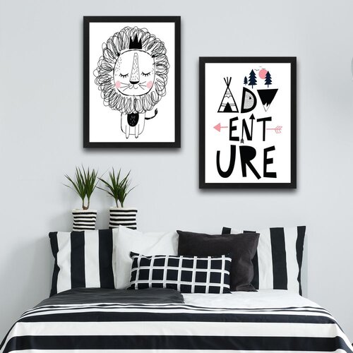 Wallity slika adventure, 2 dela, 30 x 40 cm Slike