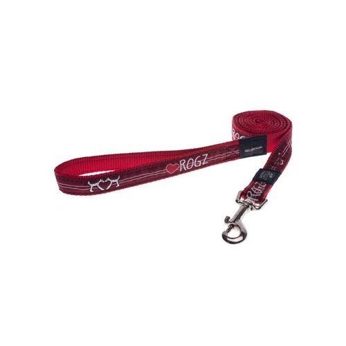 Rogz beach bum povodac za pse, l, red heart Cene