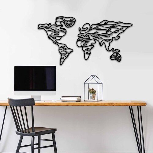 Wallity zidna dekoracija mt - 014, 91 x 47 cm, crna Cene