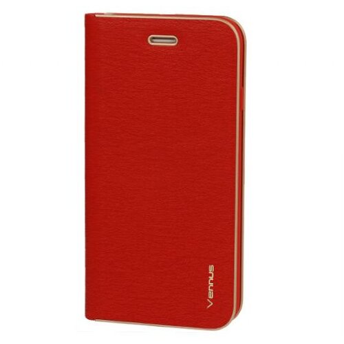  Premium preklopna torbica Samsung Galaxy S22 Plus 5G - rdeč z zlatim robom Cene