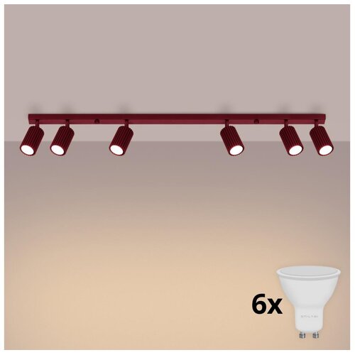  Brilagi - LED spot svetiljka CRESTO 6xGU10/10W/230V bordo Cene