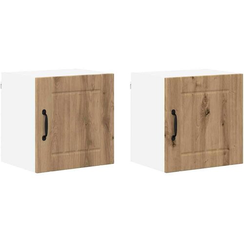 VidaXL zidni kuhinjski ormarić 2 pcs umjetnički hrast 40 x 31 x 40 cm Slike