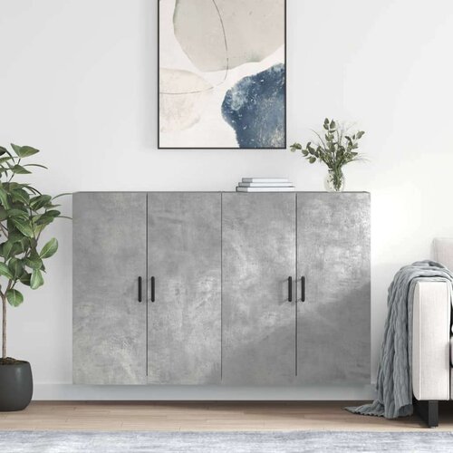  Zidni ormarići 2 kom siva boja betona 69 5 x 34 x 90 cm Cijene