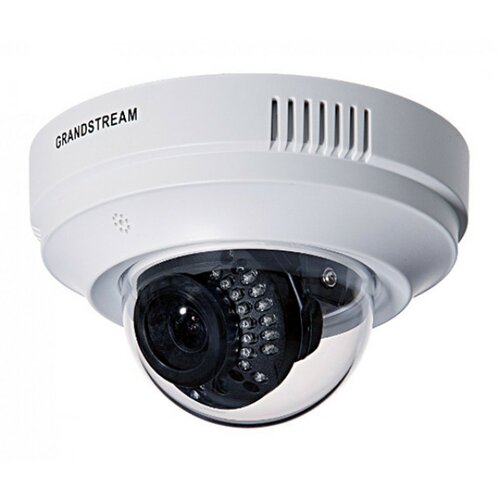 Grandstream GXV3611IR_HD dome dan-noć IP kamera H.264 HD_720P 2.8mm, Smart IR, 30fps, 2-way audio SIP/VoIP, mikrofon, zvučnik, 6 strimova, 24MB buffer, DI+DO, mSDHC slot, PoE, Softver za 72 kamere Slike