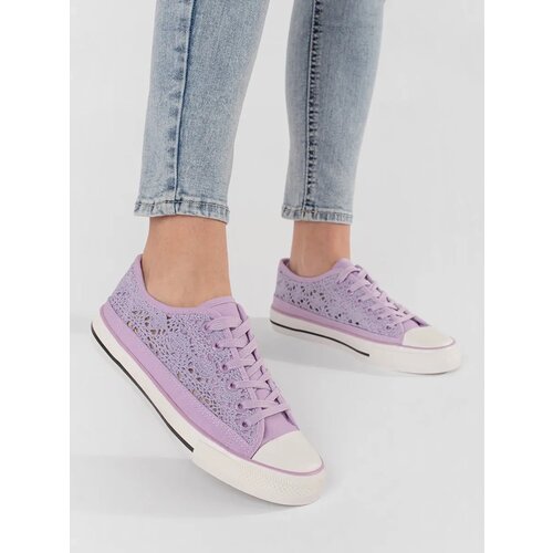 Shelvt Purple openwork sneakers Cijene