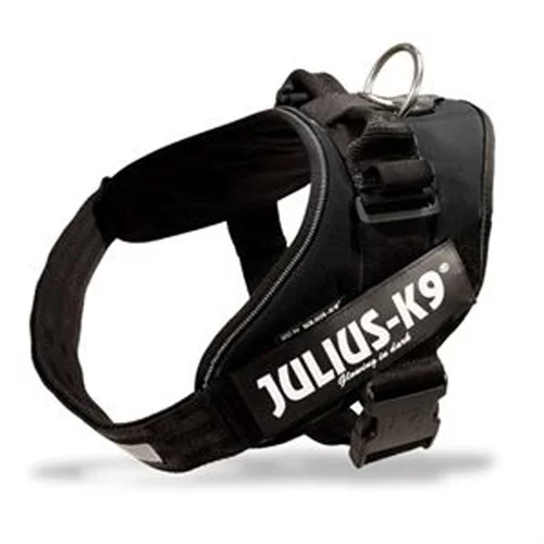 Julius-K9 ® Power oprsnica - crna - Veličina 0: 58 - 76 cm opseg prsa