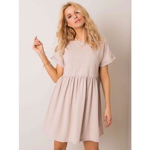 RUE PARIS Dress-RV-SK-5672.03P-beige Cene