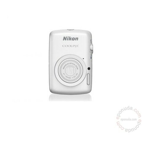Nikon CoolPix S01 White digitalni fotoaparat Slike