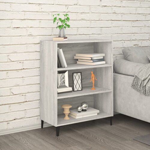 vidaXL komoda siva sonoma 69,5x32,5x90 cm konstruiran les Cene