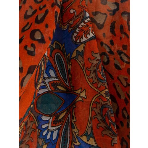 Fashion Hunters Orange scarf scarf with prints Slike