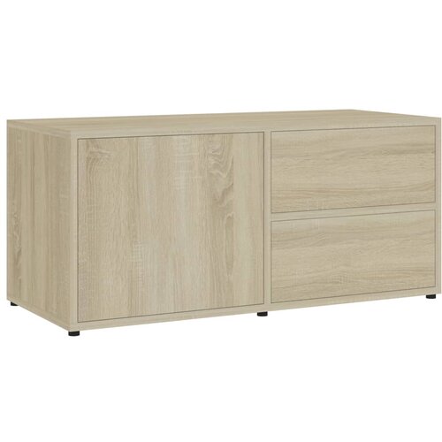 Maison Chic TV omarica - TV stojalo - Televizijska omarica sonoma hrast 80x34x36 cm iverna plošča, (21699094) Cene