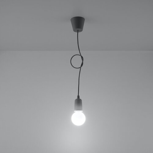 Sollux Lighting Obesna svetilka DIEGO 1 siva, (21348075) Cene