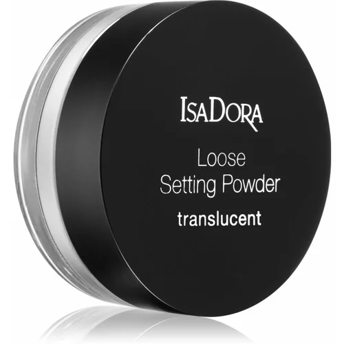 IsaDora Loose Setting Powder Translucent transparentni puder v prahu 11 g