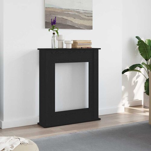  Okvir za kamin crni hrast 75x20x87,5 cm inženjerski drvo Cijene