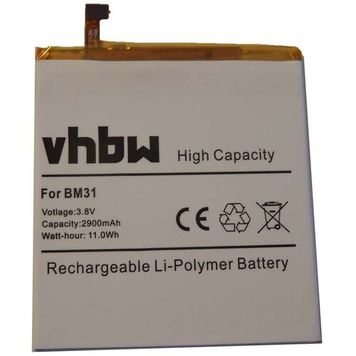 VHBW Baterija za Xiaomi 3 / Mi3, 2900 mAh Slike