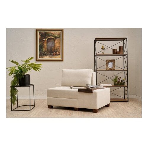 Atelier Del Sofa fotelja na razvlačenje perenna chenille right cream Slike