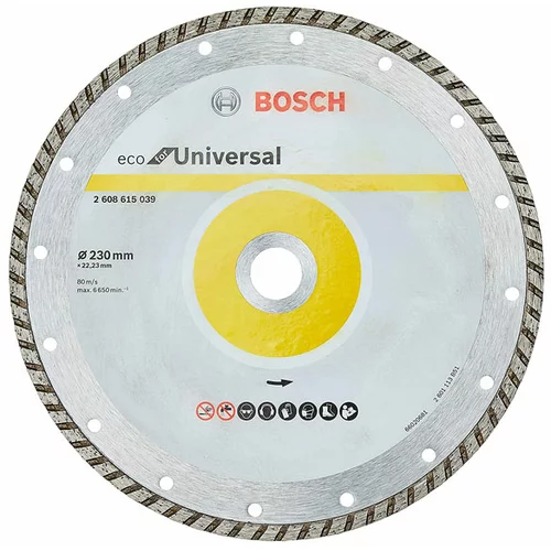Bosch Dijamantna rezna ploča Eco for Universal (Promjer rezne ploče: 230 mm, Visina segmenta: 7 mm)