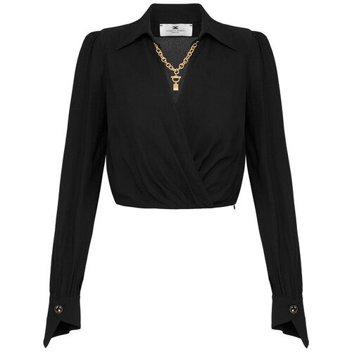 Elisabetta Franchi Topi & Bluze CAT0256E2 Črna Cene