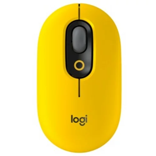 Logitech Miška pop mouse z emoji, bluetooth, rumena