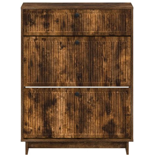  Ormar za cipele EDE 78 x 24 x 103 cm Konstruirano drvo - Dimljeni hrast Slike