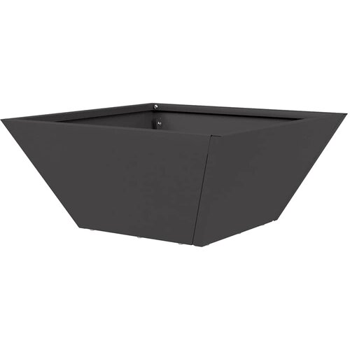  Vrtna saksija 5 pcs Crna 35 x 35 x 15 cm Čelična vrata Slike
