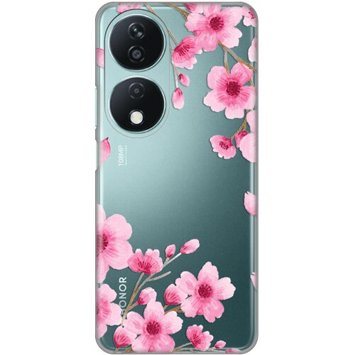 torbica silikonska print skin za honor X7b rose flowers Slike