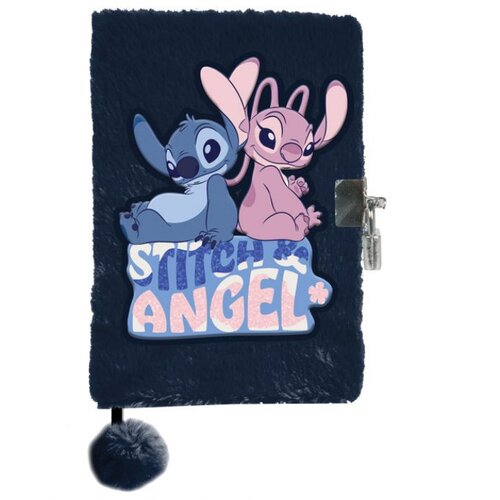  DNEVNIK PLI&Scaron;ANI S KLJUČEM A5 96L STITCH PASO DS25CC-3676 Cene