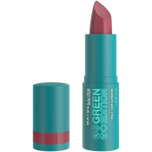 Maybelline &amp;Scaron;minke Lippenstift Buttercreme Green Edition - 10 Lagoon Rdeča Slike