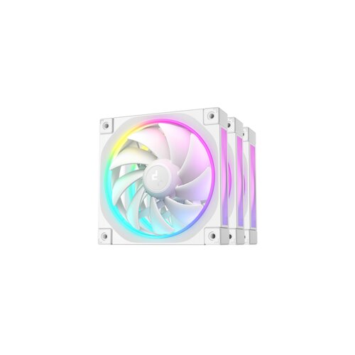 DeepCool FL12 WH-3 v 1 Ohi&scaron;je računalnika Ventilator 12 cm Bela 3 kom Cene