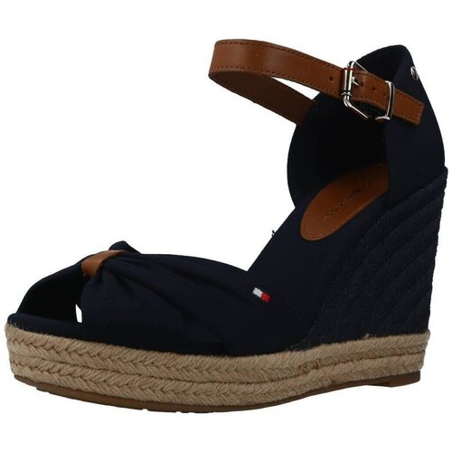 Tommy Hilfiger Sandali &amp;amp; Odprti čevlji BASIC OPEN TOE HIGH Modra Slike