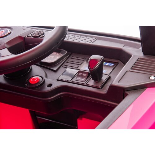 Lean Toys Otro&amp;scaron;ki tovornjak Scania 500R 4x4 24V roza Slike