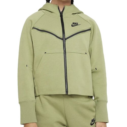 Nike duks za devojčice g nsw tch flc wr hoodie fz CZ2570-334 Cene