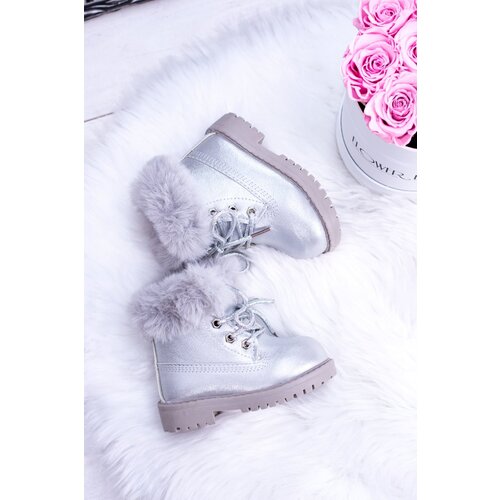 Boto Silver Warmed Children's Booties Trappers Phobos Cene