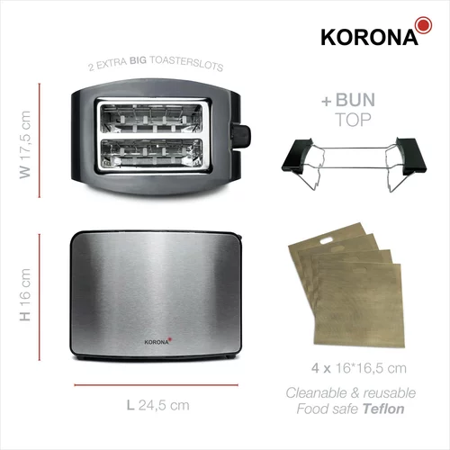 Korona Toaster XXL KR21250 za toast & sendviče, (20651461)