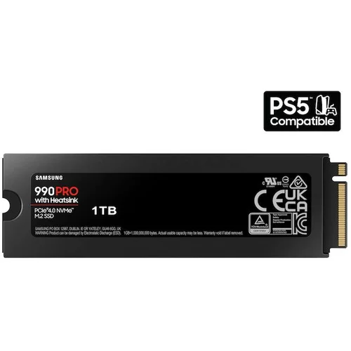 Samsung SSD 1TB 990 PRO M.2 NVMe + HS MZ-V9P1T0CW
