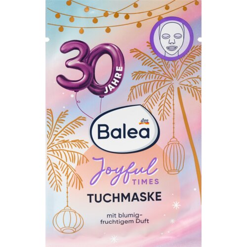 Balea Joyful TIMES maska za lice u maramici 1 kom Slike