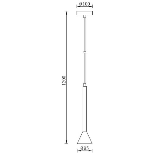 Braytron visilica 1XGU10 P011R 1H crna Cene