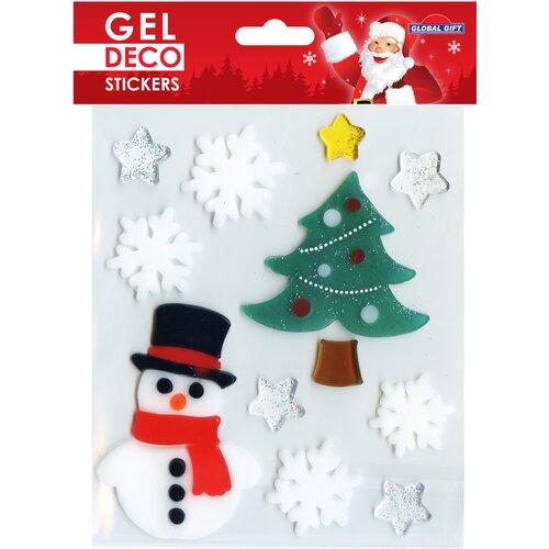 Grupo BOŽIČNE DECO GEL NALEPKE SNEŽEK IN BOR, (20856943) Cene