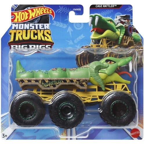 Mattel Hot Wheels Monster Trucks: Big Rigs Cage Rattler &scaron;esterokota vozilo 1:64 - Cijene