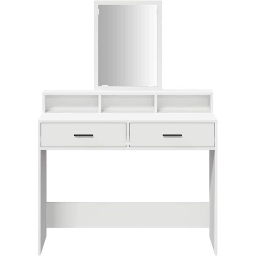  Toaletni stol Bijelo 100 x 41 x 140 cm Konstruirano drvo Slike
