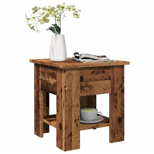 vidaXL Stol za kavu staro drvo 40x40x42 cm konstruirano drvo Cijene