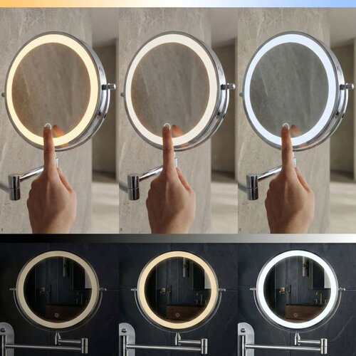 REA Bath Ogledalo LED Glow Chrome Slike