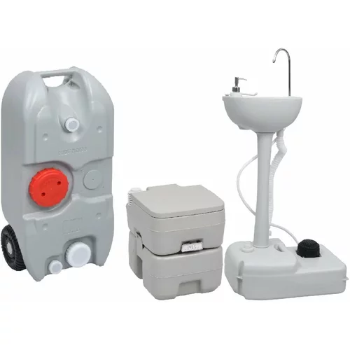  Prenosno stranišče in umivalnik s posodo za vodo za kampiranje, (20817005)