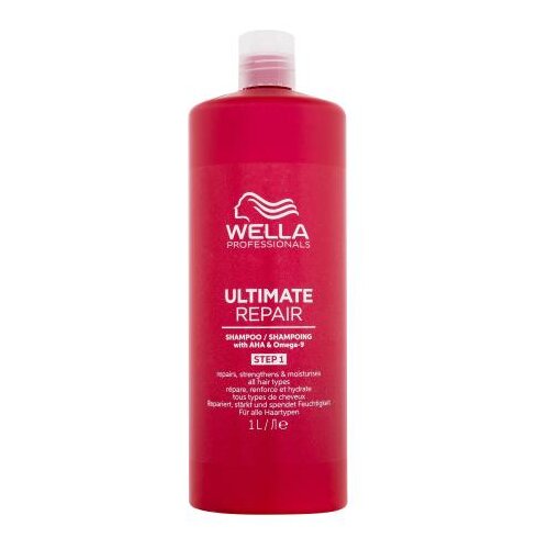 Wella Professionals Ultimate Repair Shampoo 1000 ml &amp;scaron;ampon za nježno pranje o&amp;scaron;tećene kose za ženske Slike