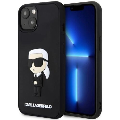 Karl Lagerfeld GUMIJASTI OVITEK IKONIK 3D ZA IPHONE 14 PLUS ČRN, (21898214) Cene
