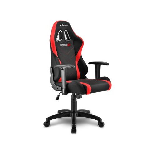  Stolica SHARKOON Shark Skiller SGS2 Junior Gaming BK/RD, black/red Slike