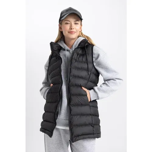 Defacto Waterproof Regular Fit Hooded Vest